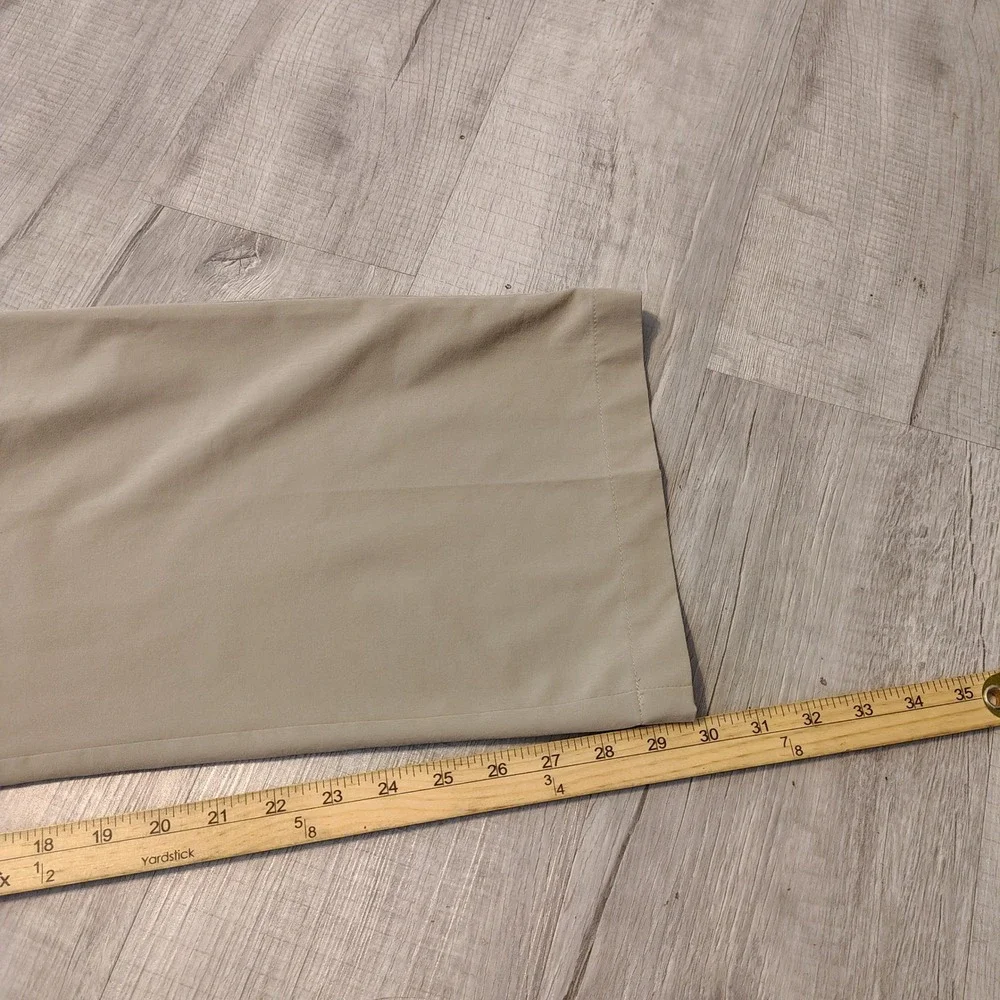 Adidas Golf Ultimate Tapered Fit Pants Mens 42x30 Khaki‎ Tan AF2713 Stretch